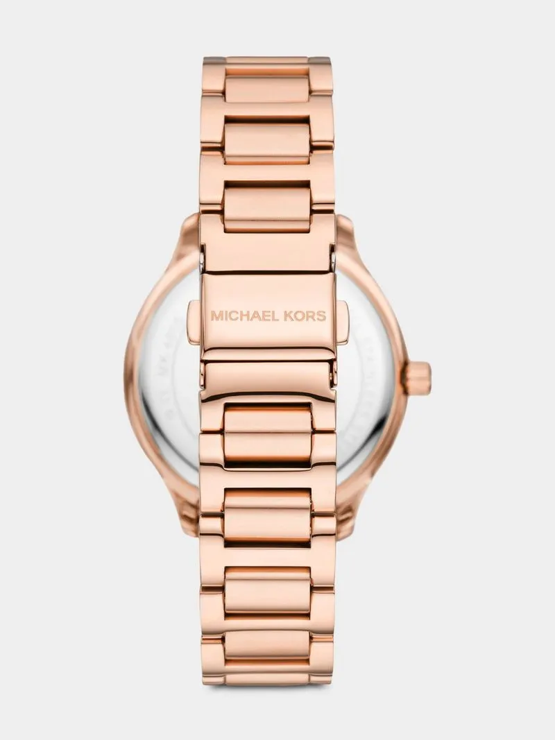 Michael Kors Sage Rose Plated Stainless Steel Bracelet Watch