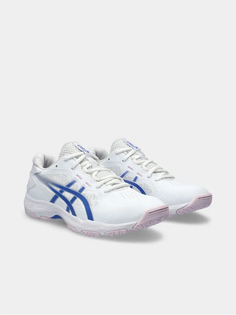 Womens Asics Gel-Netburner Academy 9 White/Sapphire Court Shoes