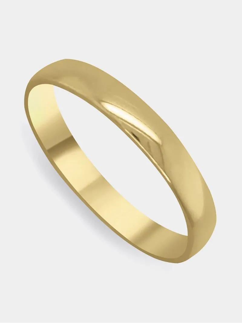 9ct Yellow Gold 3mm Supreme Fit Wedding Band