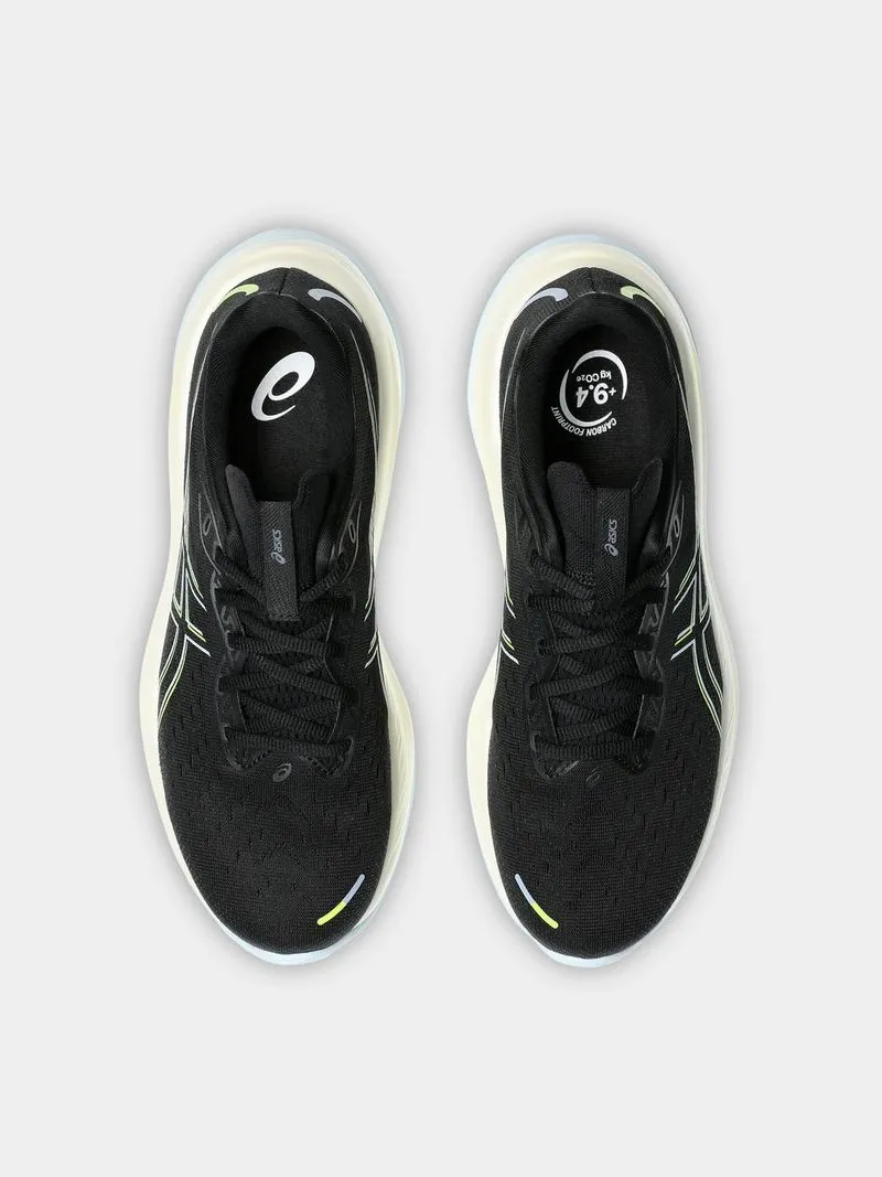 Mens Asics Gel-Cumulus 26 Black/Yellow Running Shoes