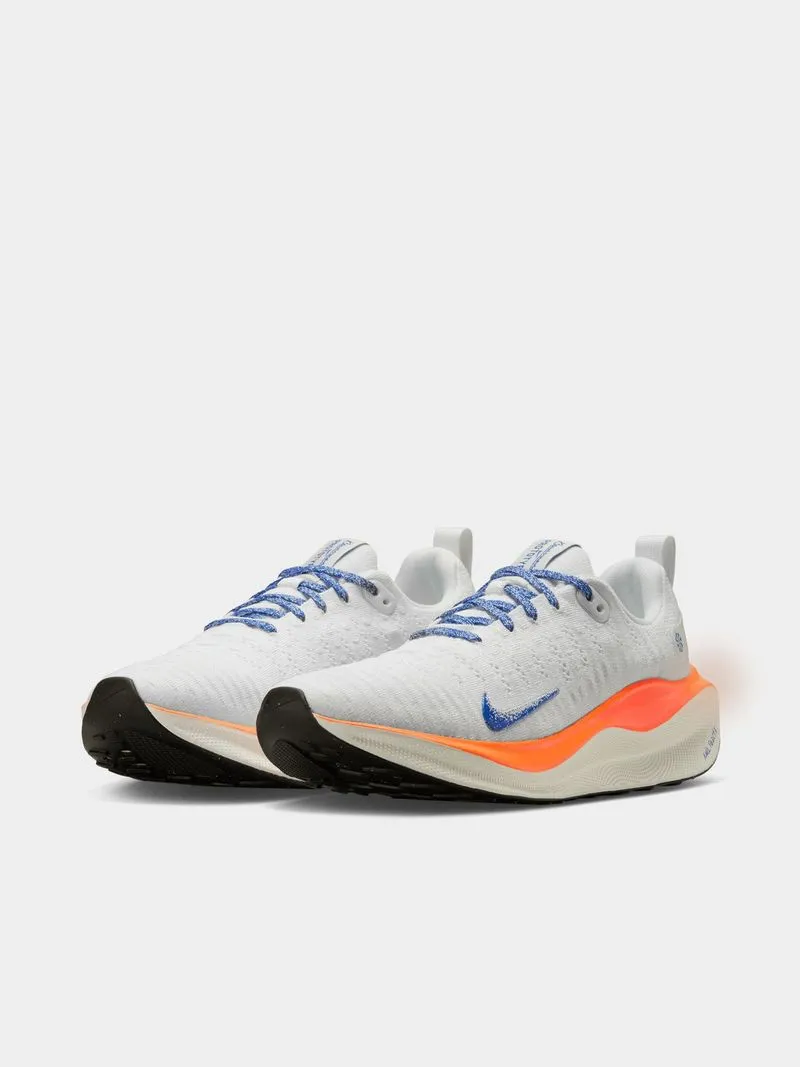 Womens Nike InfinityRN 4 Blue/White/Orange Running Shoes