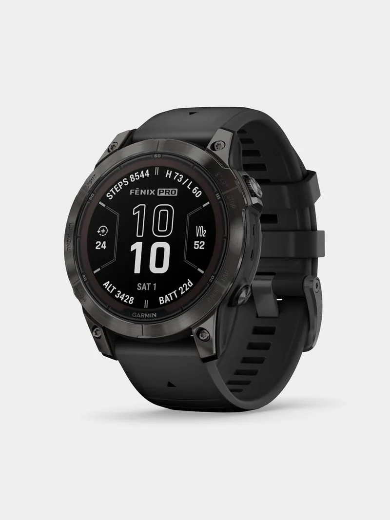 Fenix 7S Pro Sapphire Solar Ed Cbn Graph DLC Ti