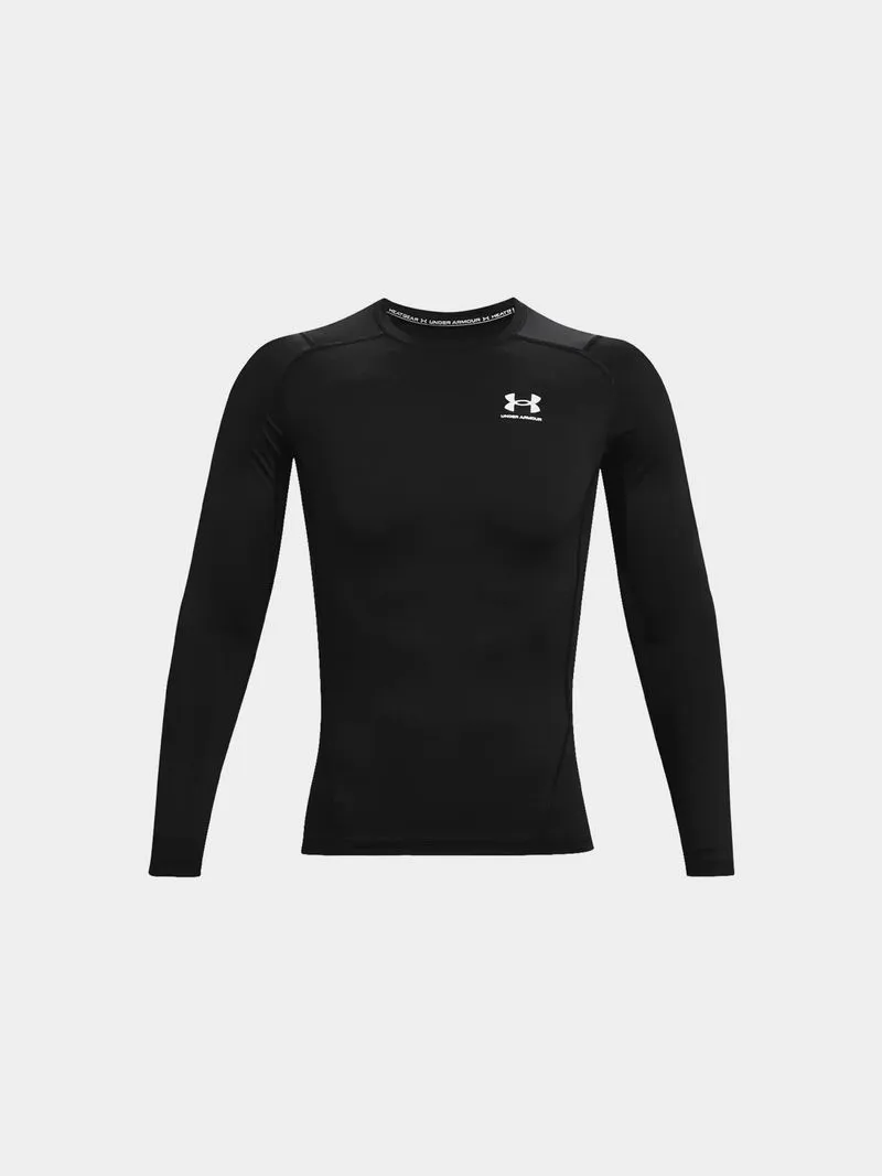 Men's Under Armour HeatGear COMPRESSION Long Sleeve Black Top