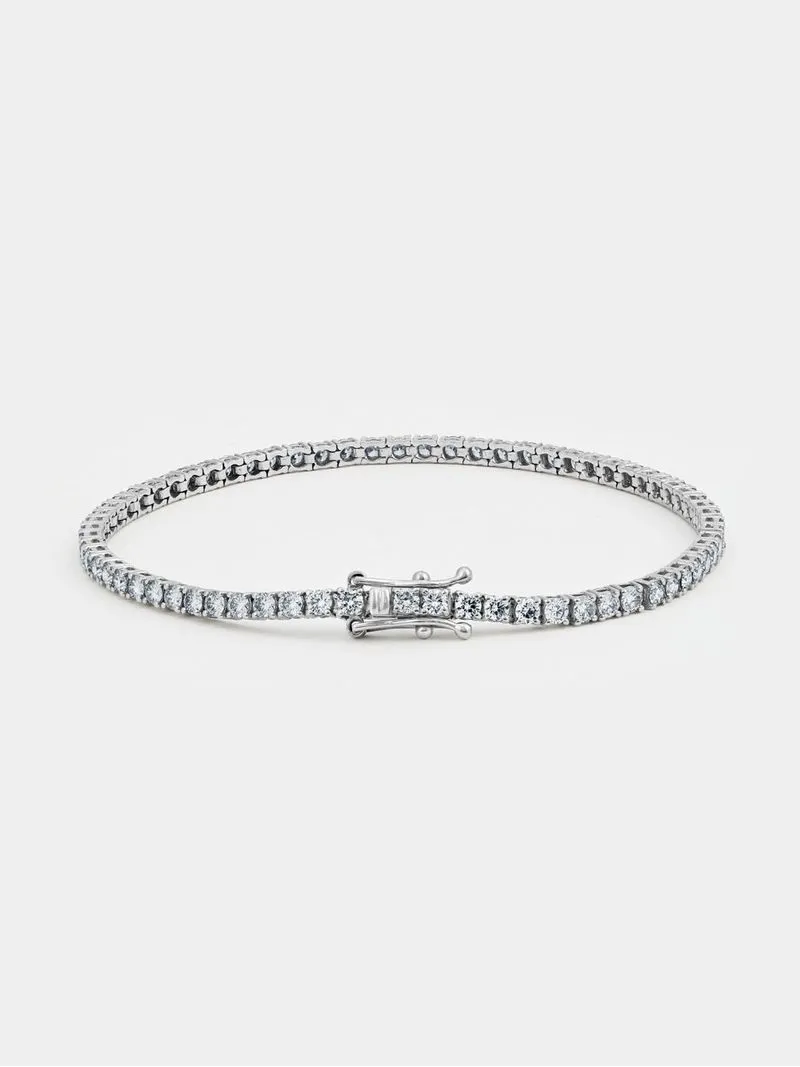 White Gold 3ct Diamond Women’s Tennis Bracelet