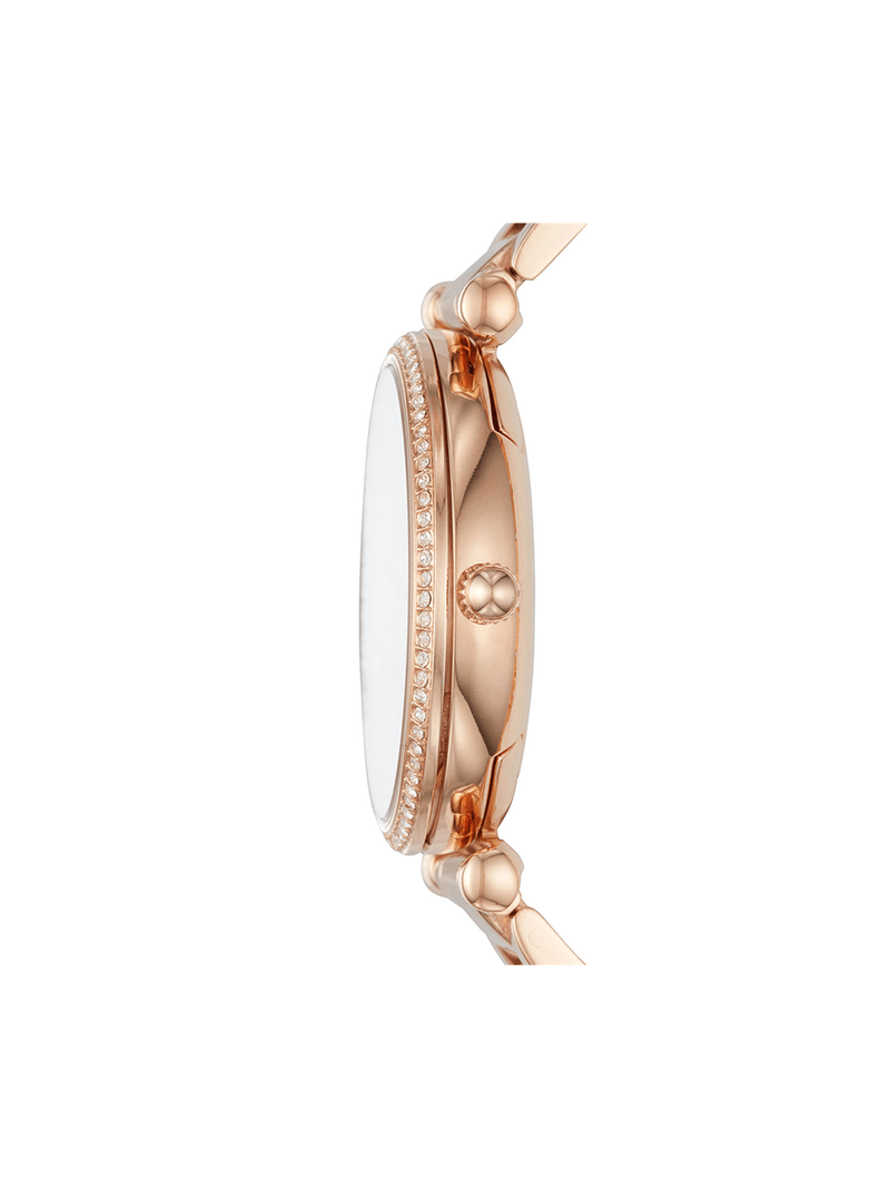 Fossil Ladies Carlie Rose Tone Bracelet Watch