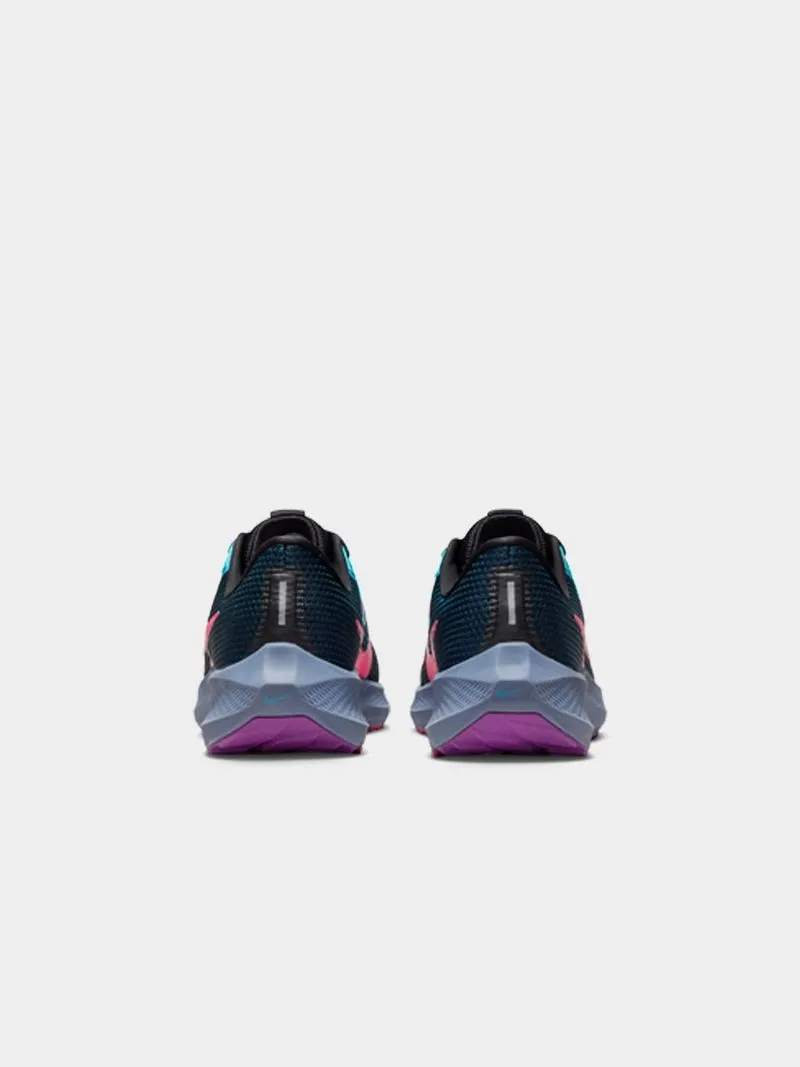 Women's Nike Air Zoom Pegasus 40 Black/Hyper Pink Running Shoes