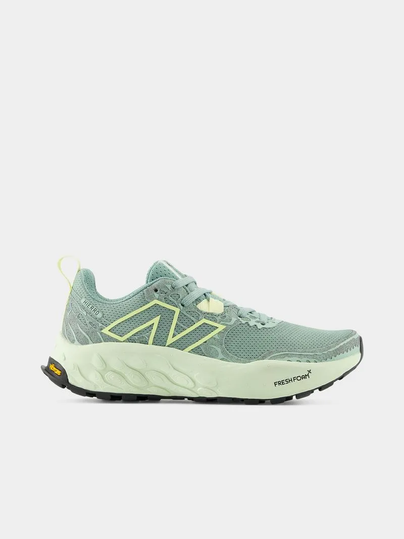 Womens New Balance Fresh Foam X Hierro v8 Salt Marsh Trail Running Shoes