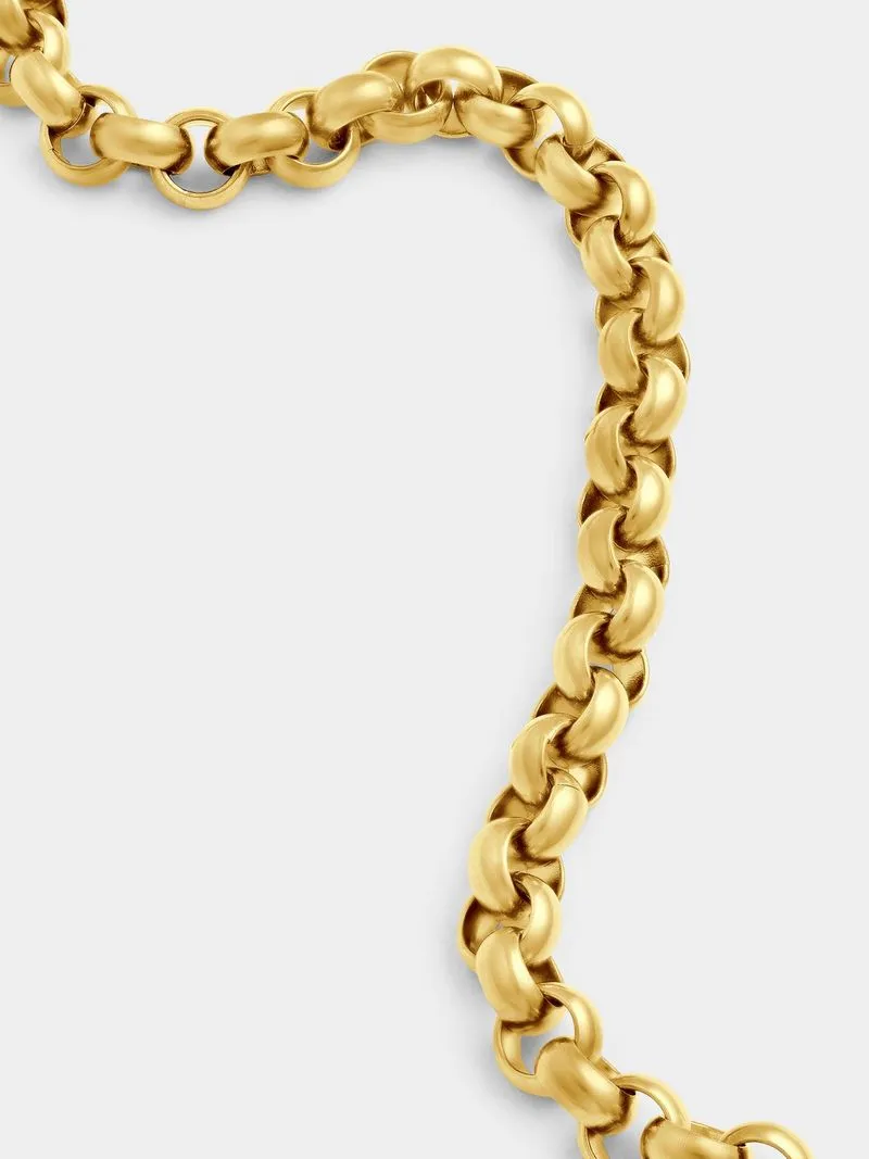 Tempo Jewellery Gold Plated Stainless Steel Signoretti Rolo Chain