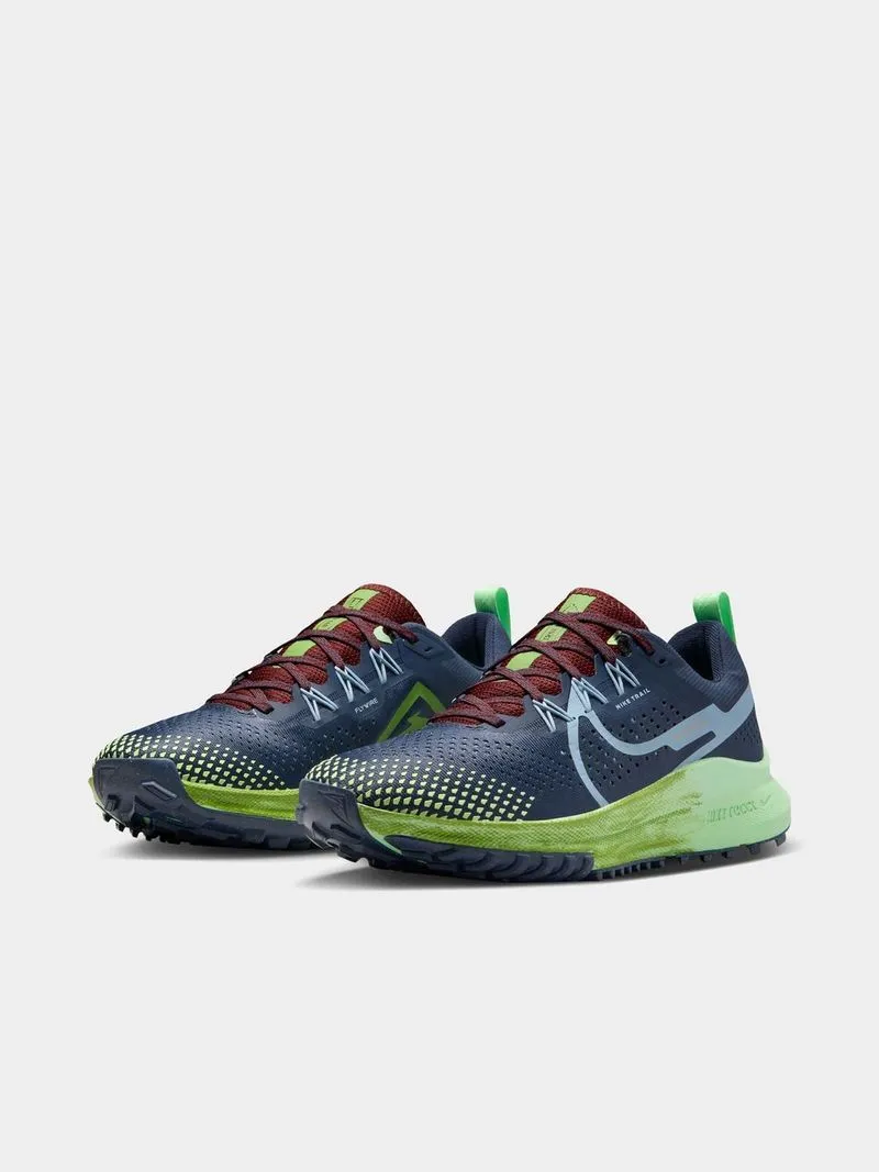 Womens Nike React Pegasus Trail 4 Thunder Blue Trail Running Shoes