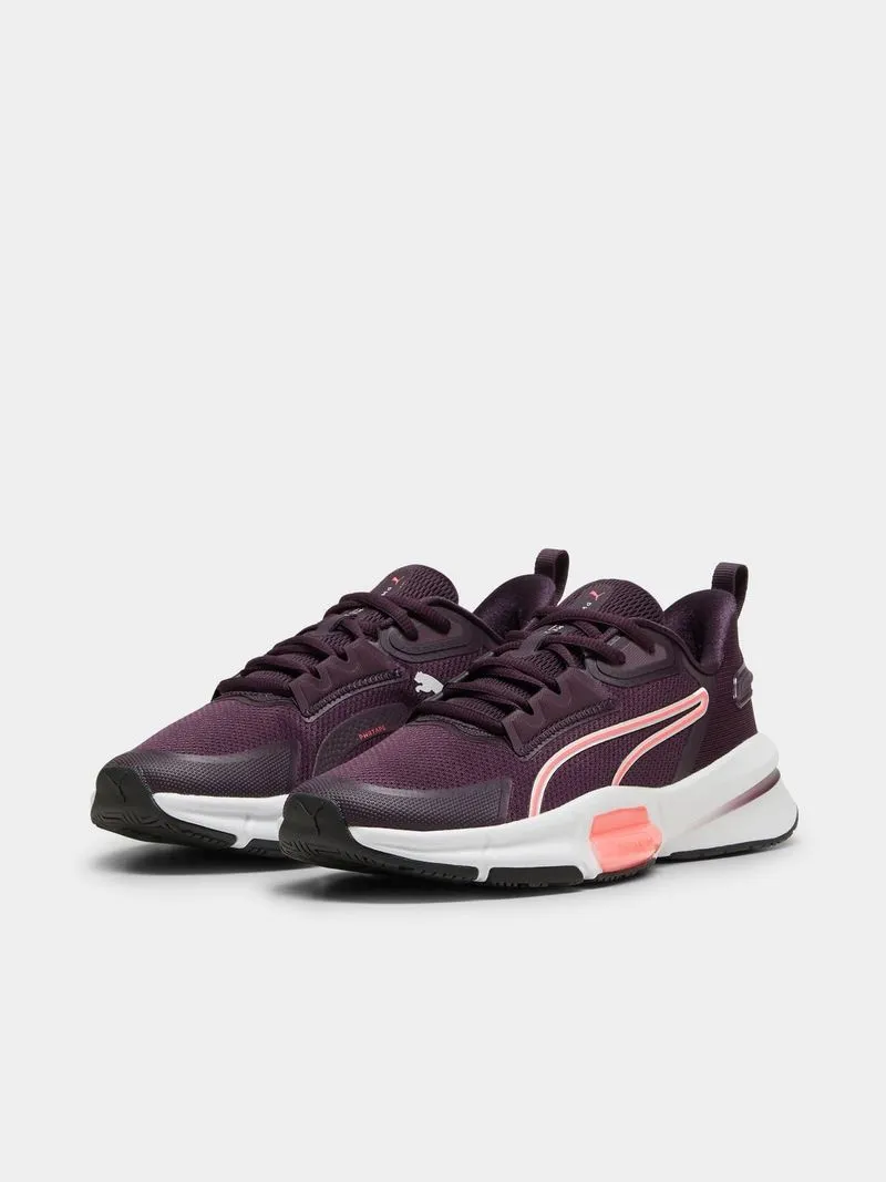 Womens Puma Pwrframe TR 3 Midnight Plum/Grey Training Shoes