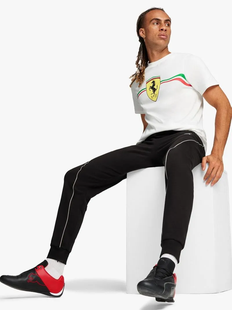 Puma Men's Scuderia Ferrari Motorsport Heritage White T-Shirt