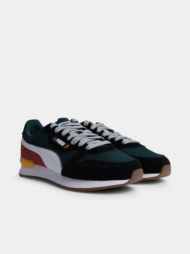Mens Puma R78 Year Of Sports Green/Black Sneaker