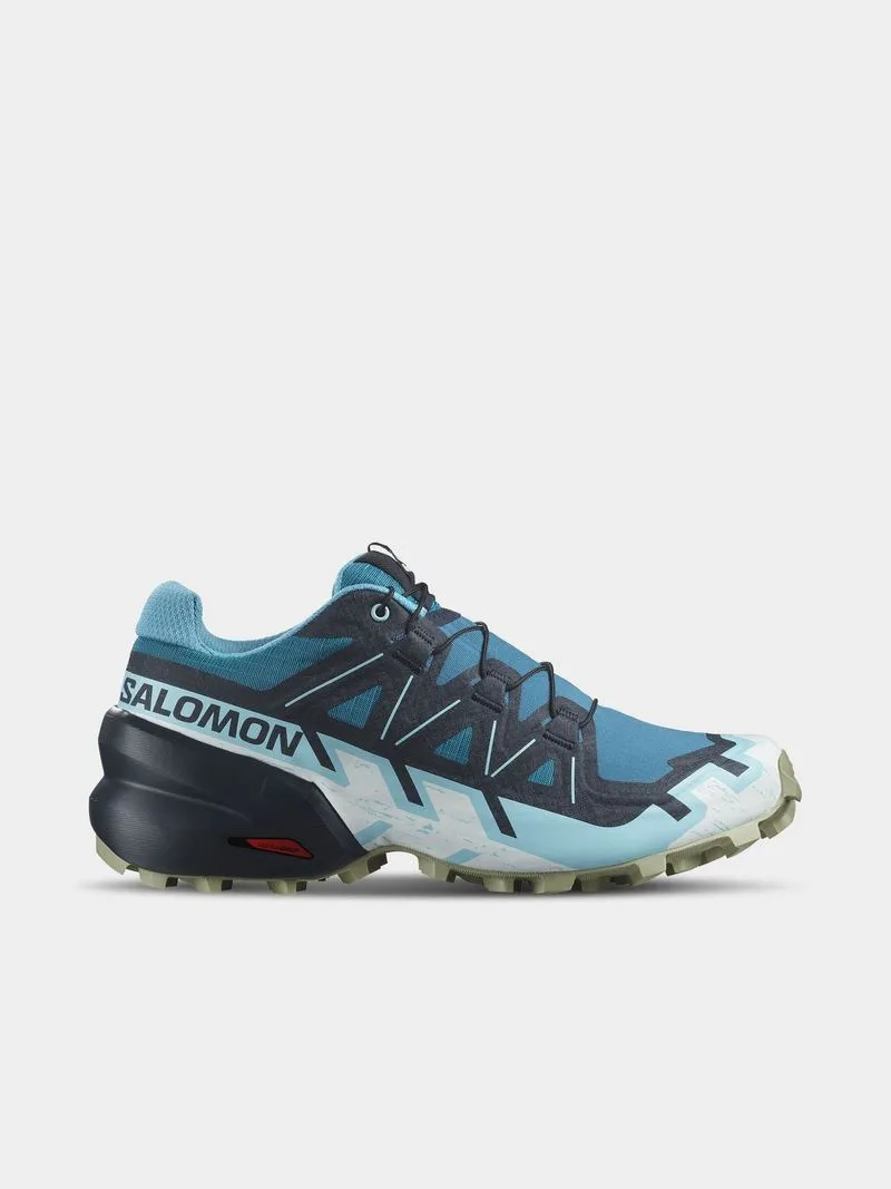 Womens Salomon Speedcross 6 Tahitian Tide/Carbon/Teal Trail Running Shoes