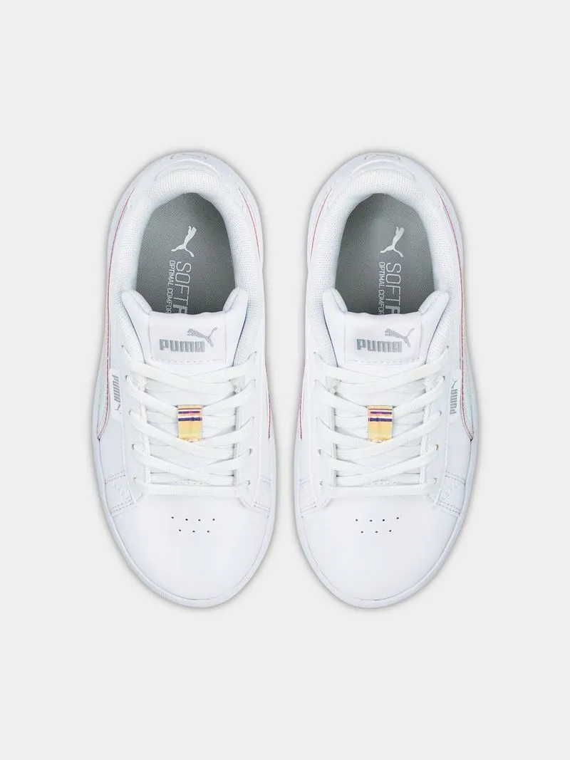 Junior Pre-School Puma Jada Holo White/Silver Shoes