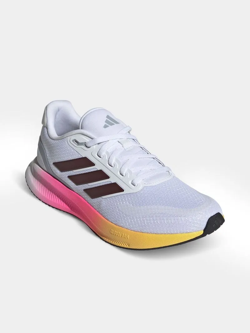 Womens Adidas Runfalcon 5 White/Aurora/Black Running Shoes