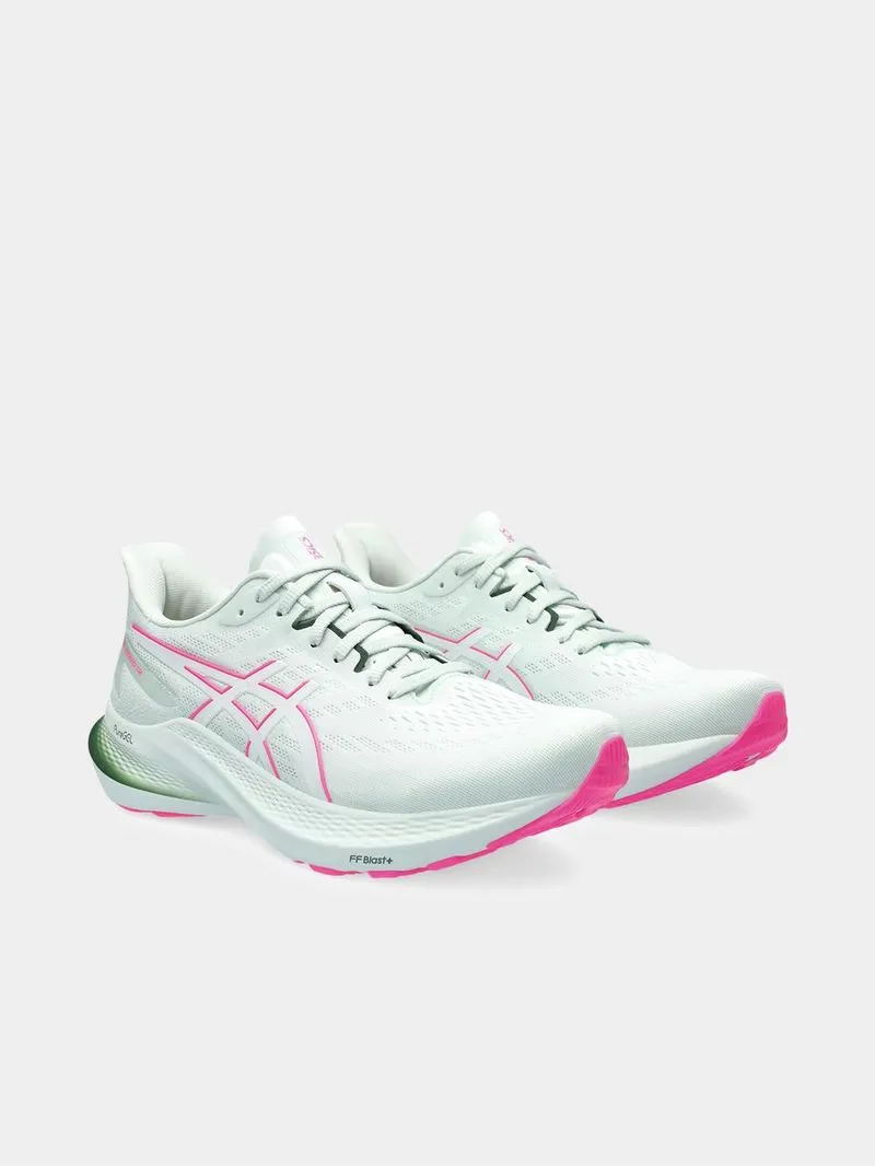 Womens Asics GT-2000 12 Pure Aqua/White Running Shoes
