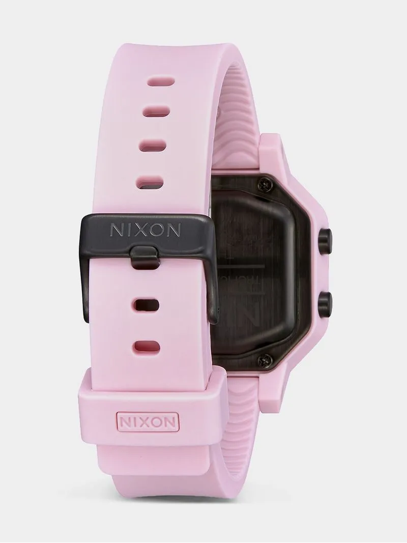 Nixon Women's Siren Pale Pink Digital Silicone Watch