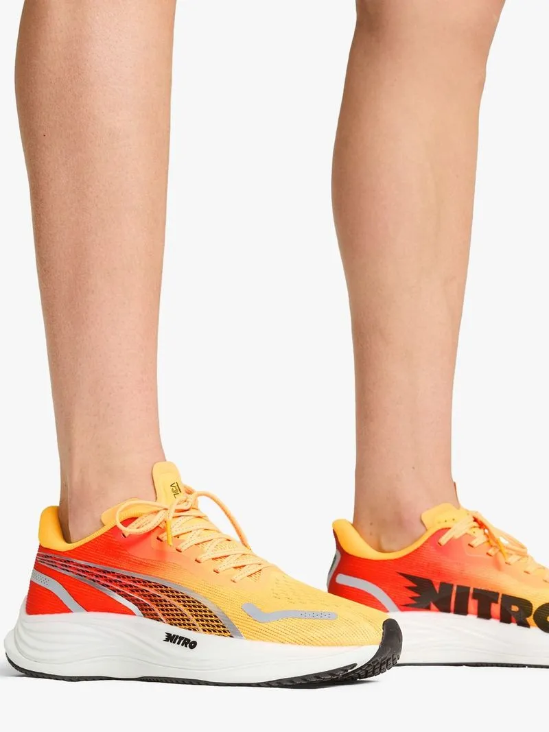 Mens Puma Velocity Nitro 3 Fade Orange/Black Running Shoes