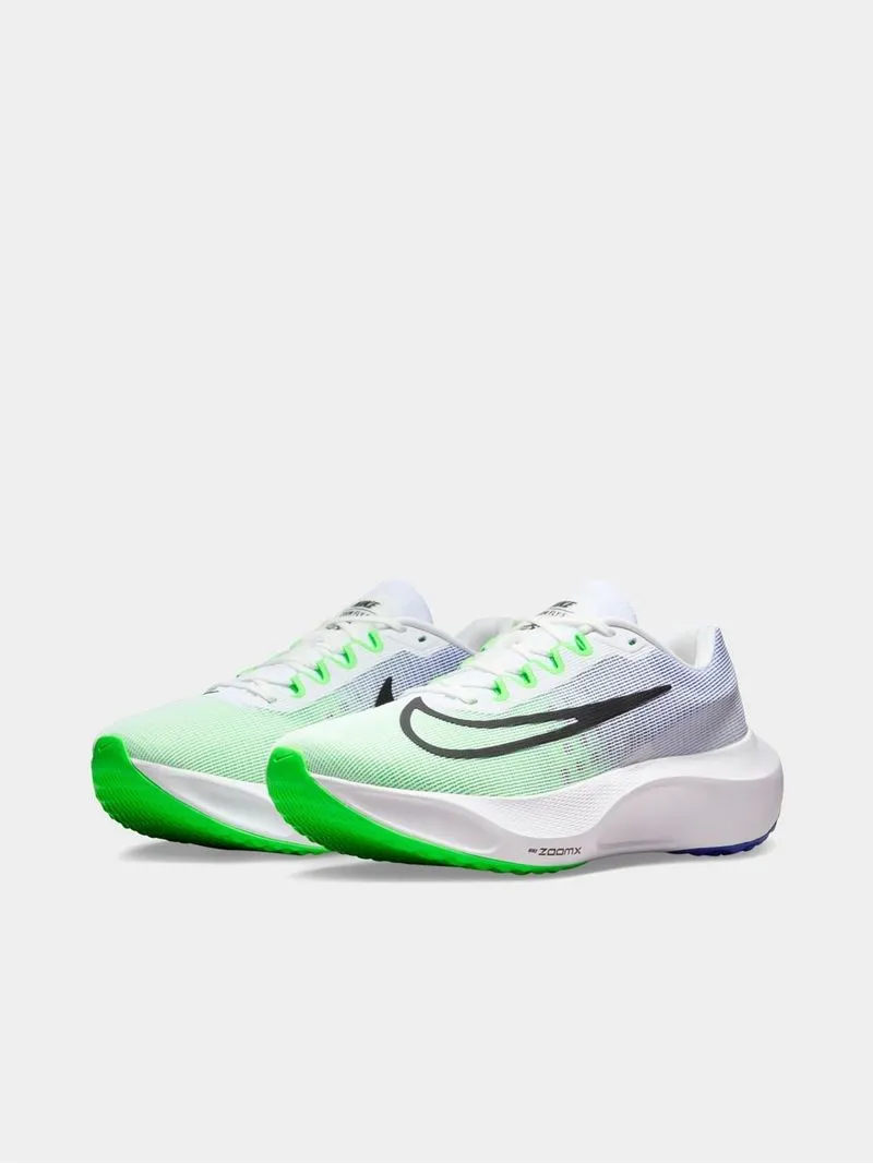 Mens Nike Air Zoom Fly 5 Green/Blue Running Shoes