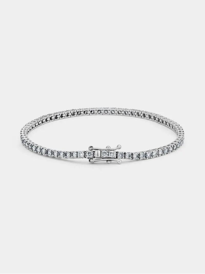 White Gold 3.00ct Diamond Women’s Tennis Bracelet