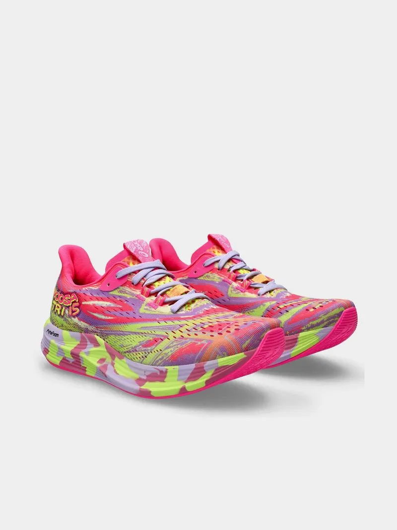 Womens Asics NOOSA TRI 15 Hot Pink/Safety Yellow Running Shoes