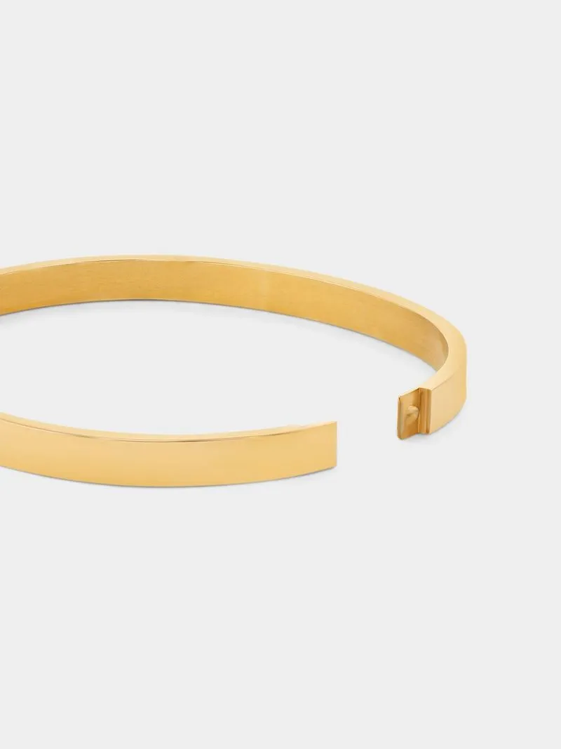 Tempo Jewellery Gold Plated Stainless Steel Bangle