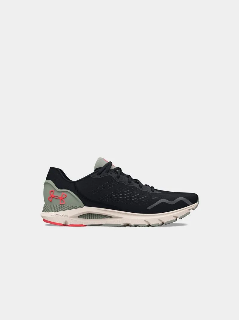 Mens Under Armour Hovr Sonic 6 Black/Grey/Red Running Shoes
