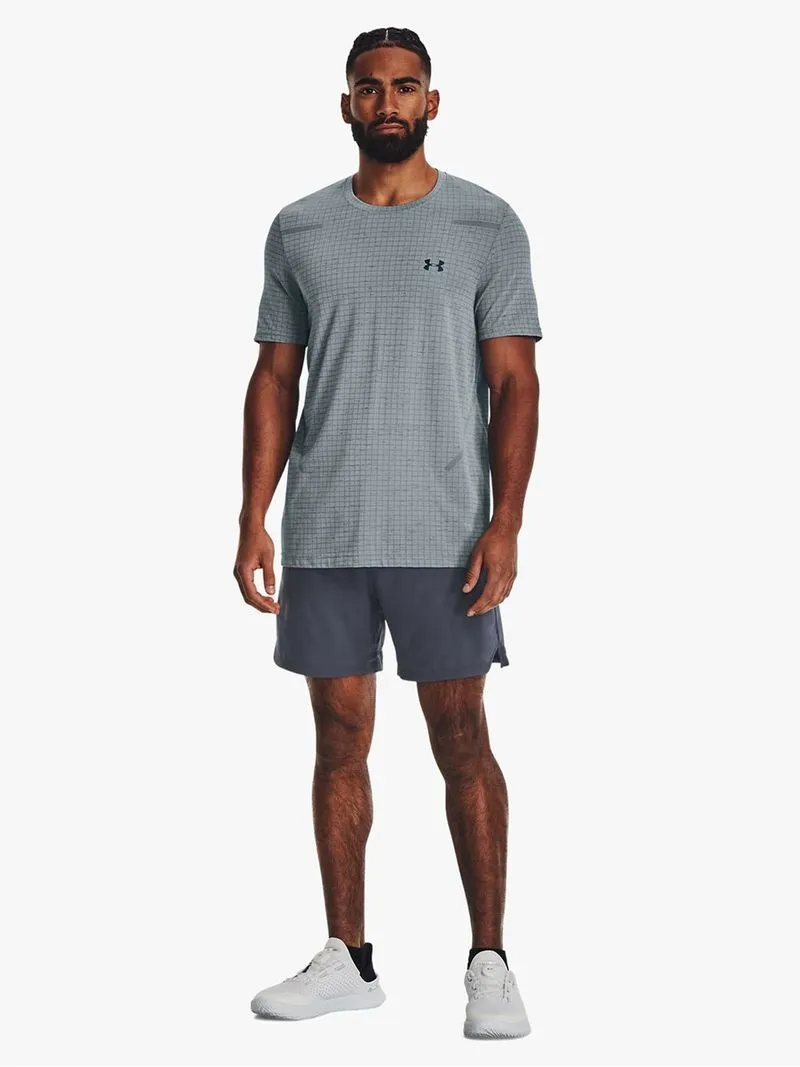 Mens Under Armour Vanish Woven 6 Inch Grey Shorts