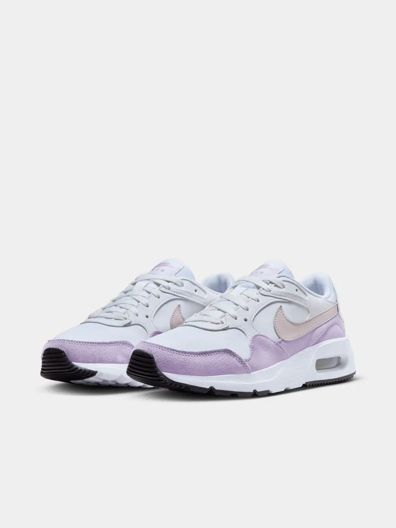 Womens Nike Air Max SC White/Platinum Violet Sneakers