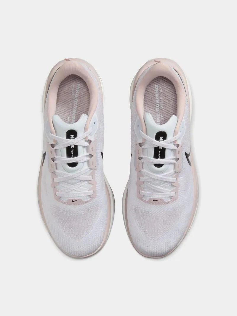 Womens Nike Vomero 17 Platinum Violet White/Black Running Shoes