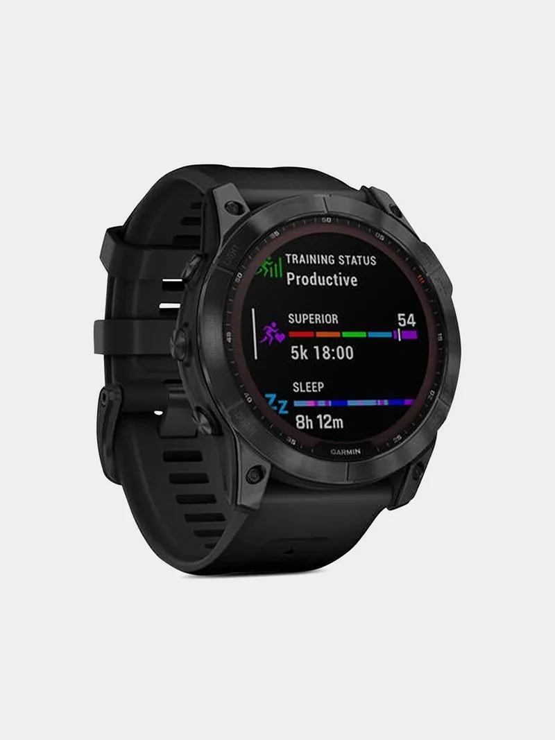 Garmin Fenix 7X Power Sapphire Solar Black DLC TI/Black Band