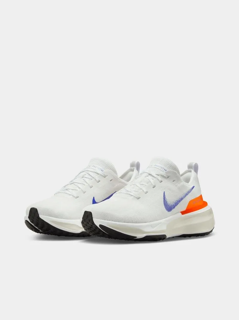 Womens Nike ZoomX Invincible Run FP Blue/White/Orange Running Shoes