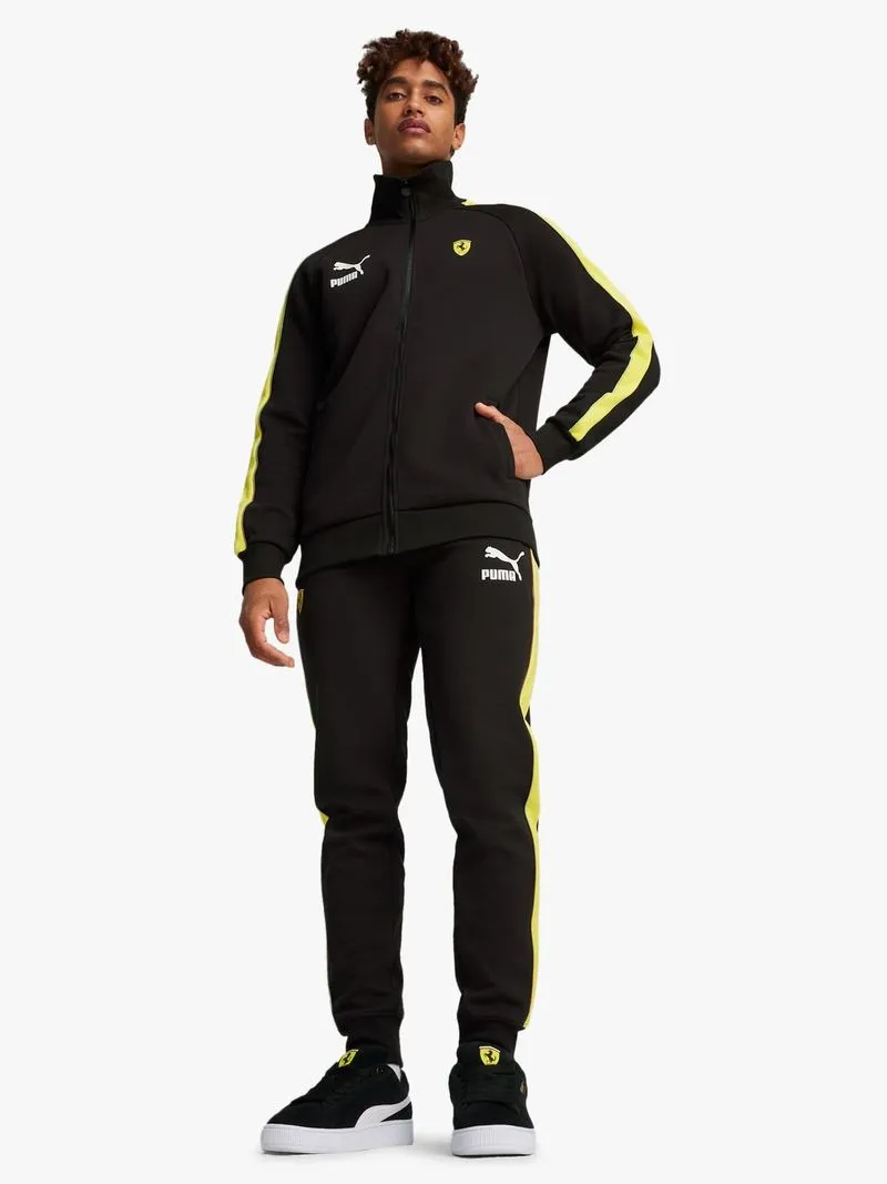Puma Men's Scuderia Ferrari Race Iconic T7 Motorsport Black Jacket