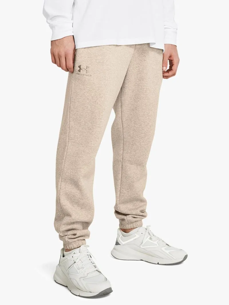 Mens Under Armour Essential Fleece Stone Jogger