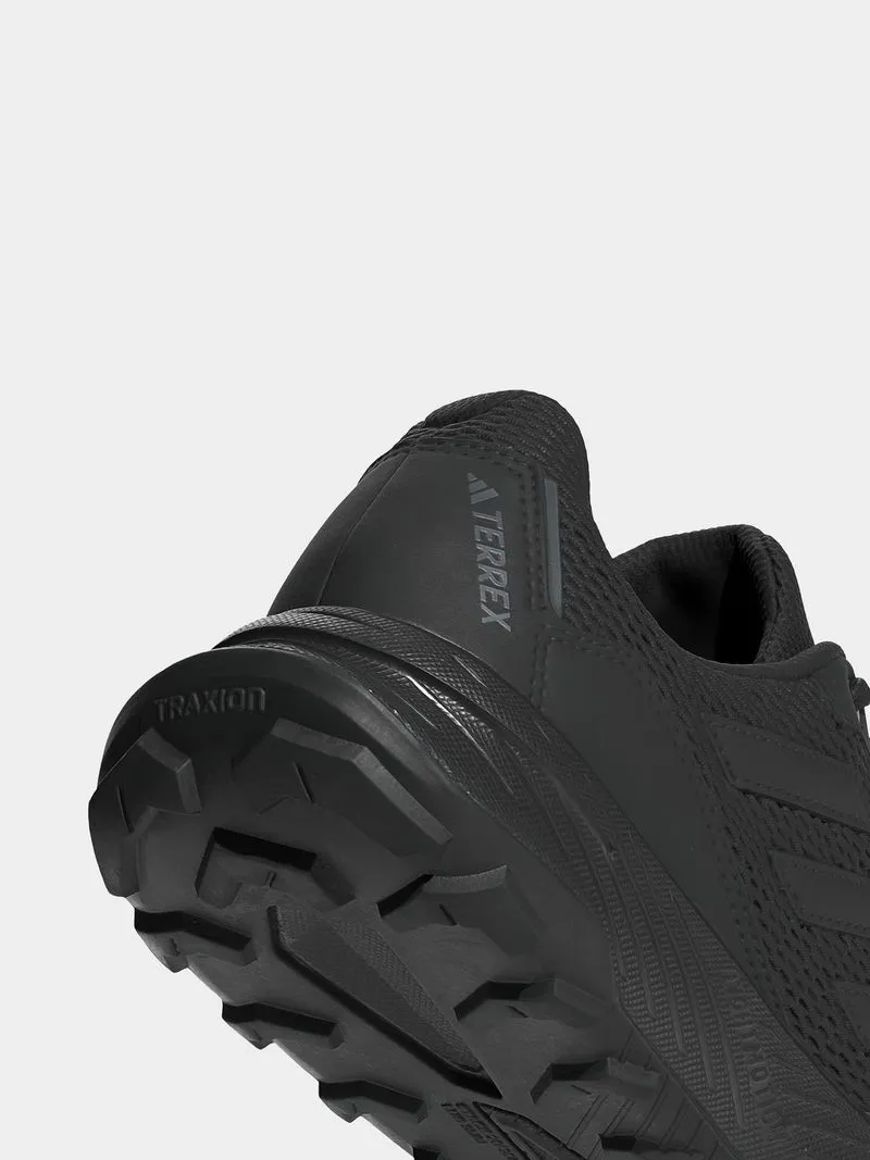 Mens adidas Tracefinder Black Trail Running Shoes