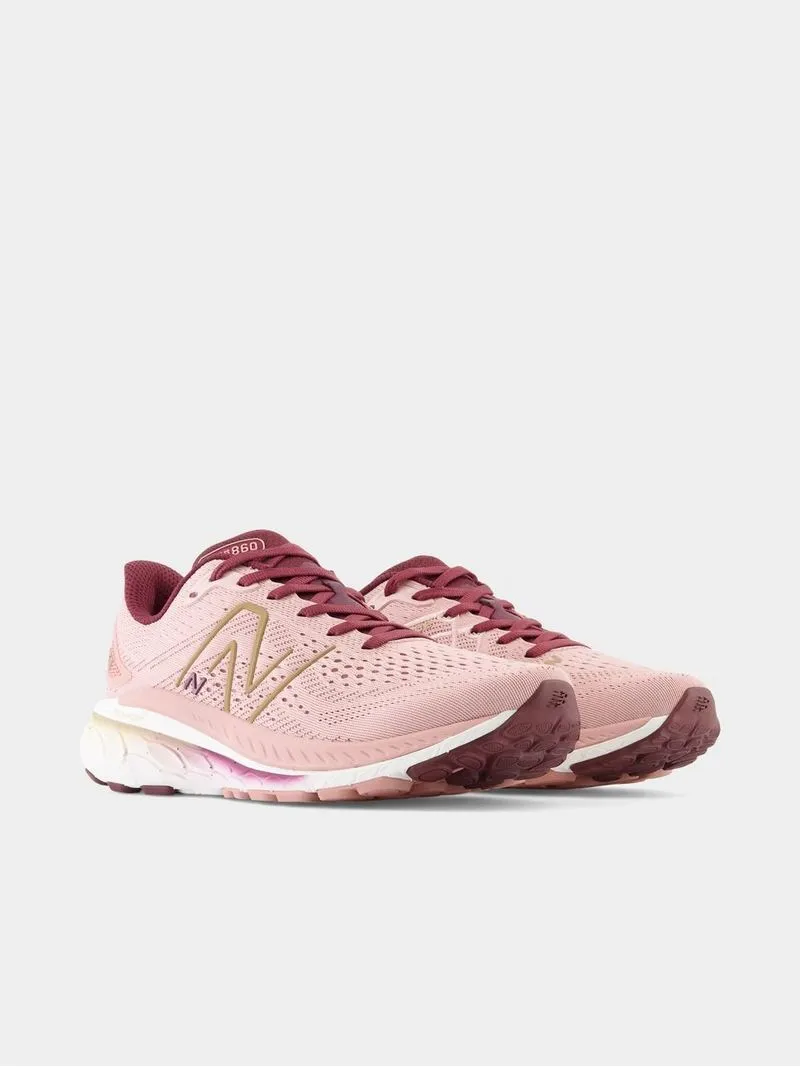 Womens New Balance 860 V13 Pink Moon Running Shoes