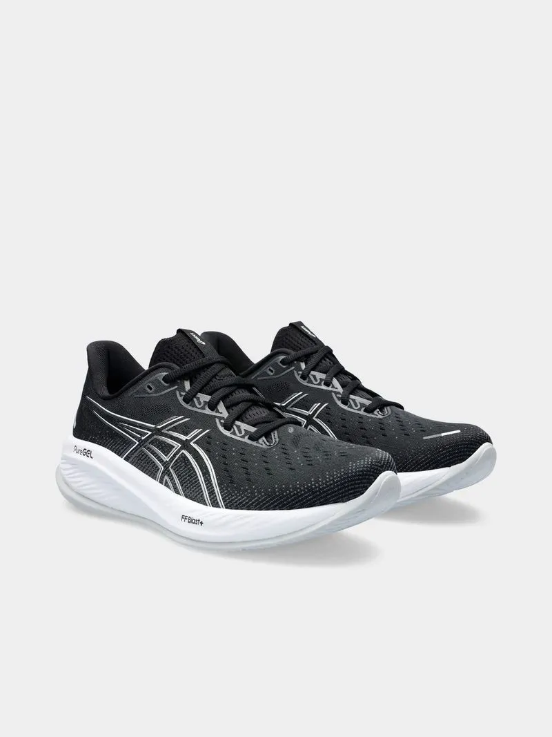 Mens Asics Gel-Cumulus 26 Black/Concrete Running Shoes