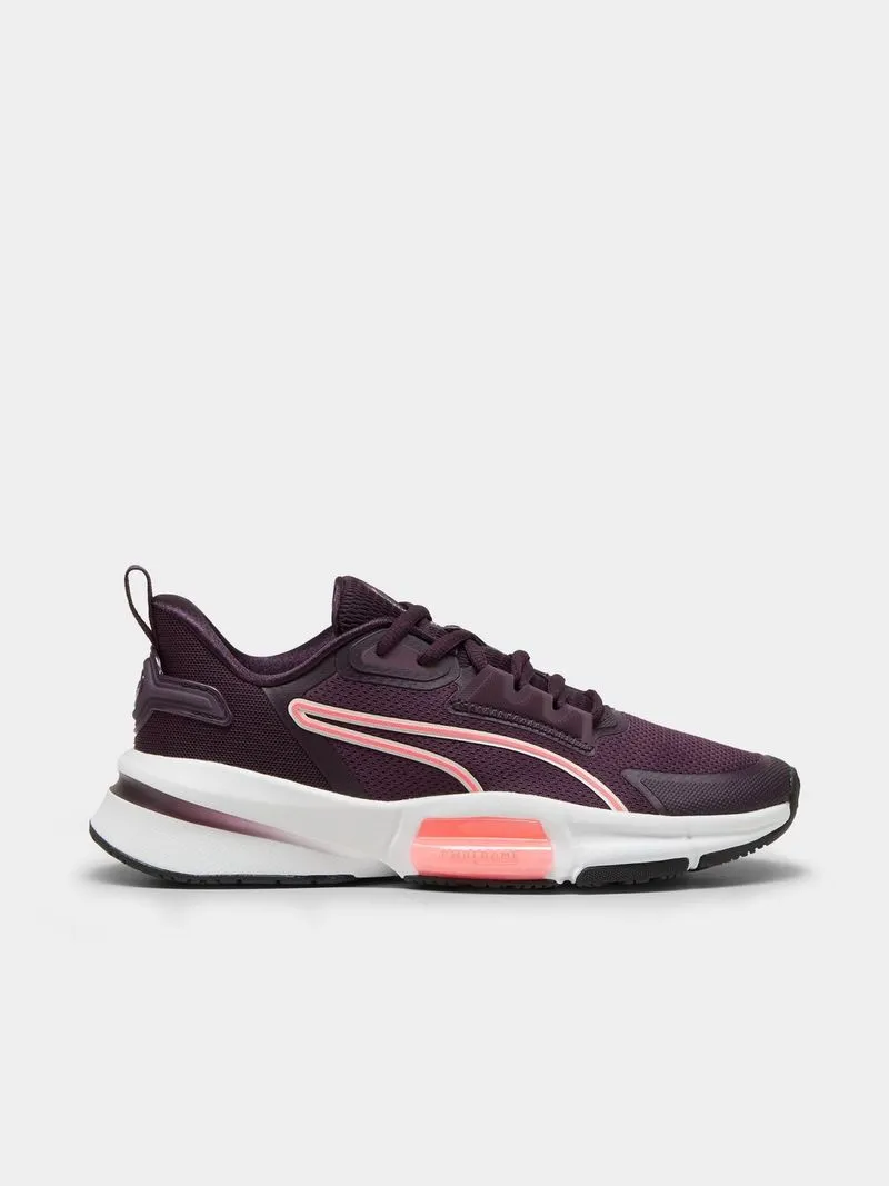 Womens Puma Pwrframe TR 3 Midnight Plum/Grey Training Shoes