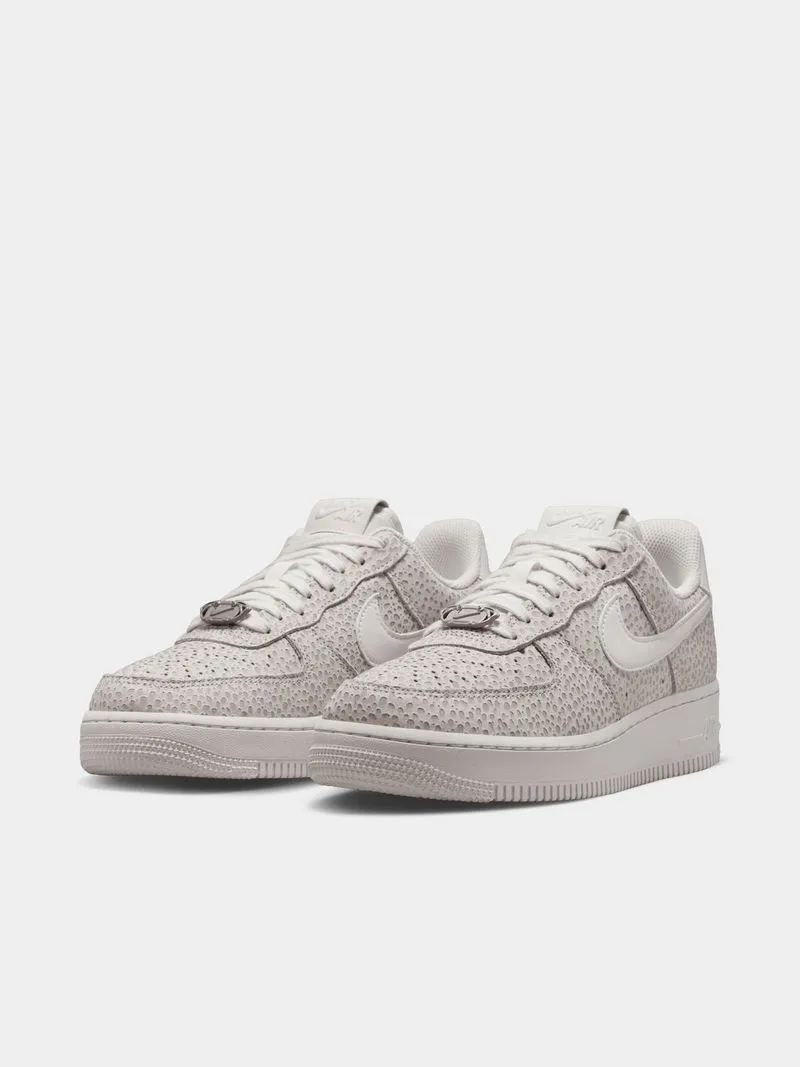 Nike Women’s Air Force 1 ’07 PRM Safari Grey/Silver/Sail Sneaker
