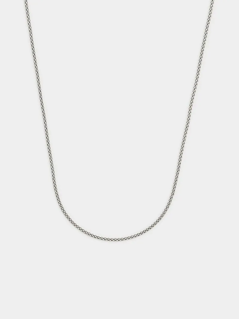 Sterling Silver Women's Modern Coreana Chain 50cm