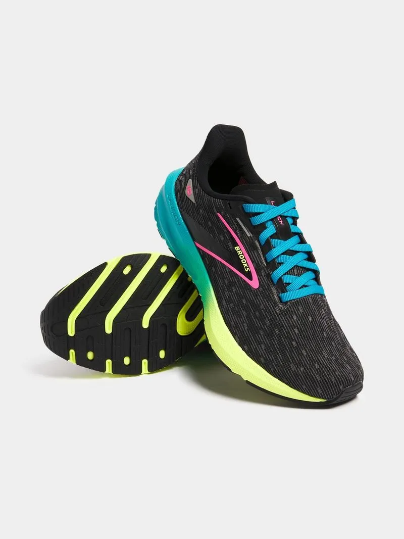 Womens Brooks Launch 10 Black/Nightlife/Blue Training Shoes