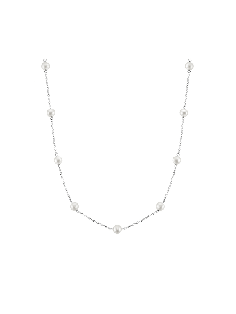Cheté Sterling Silver & Freshwater Pearl Necklace