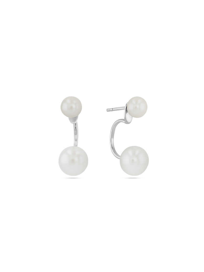 Sterling Silver Freshwater Pearl Women’s Drop Earrings