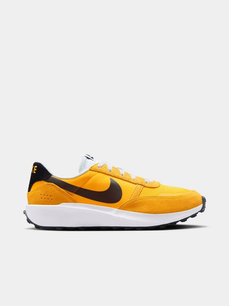 Mens Nike Waffle Debut Yellow/Black/White Sneakers