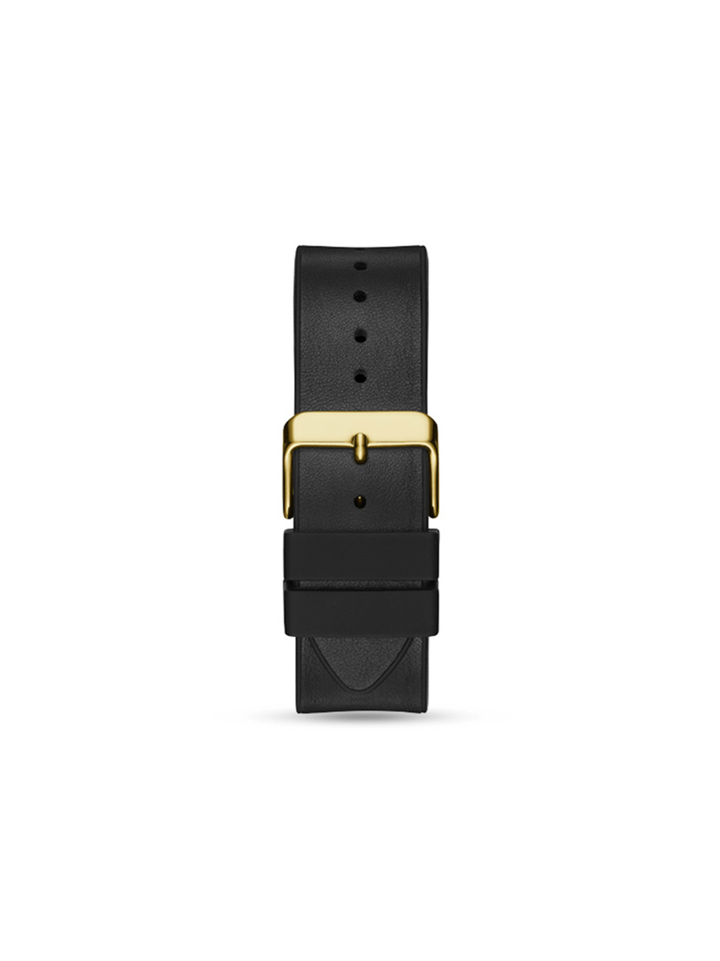 Guess Men's Phoenix Gold Toned Multi Dial Silicone Watch