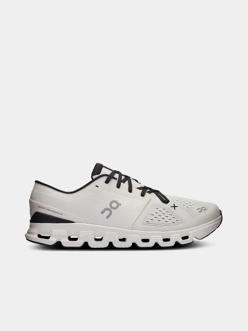 Women's On Running Cloud X 4.0 Ivory/Black Running Shoes