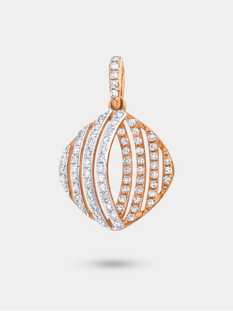 Rose Gold 0.53ct Diamond Women’s Fancy Pendant