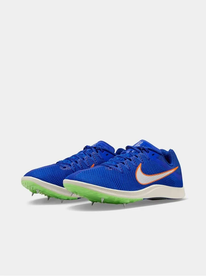 Mens Nike Zoom Rival Distance Blue/White Sprinter Shoes
