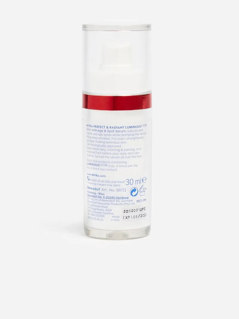 Nivea Luminous 630 Anti Dark 2-in-1 Anti-age & Spot Serum