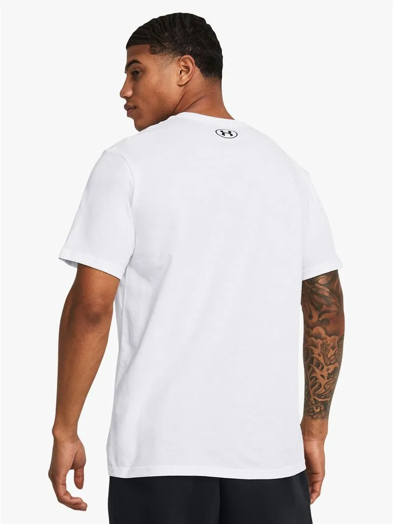 Mens Under Armour Foundation White Short Sleeve Tee